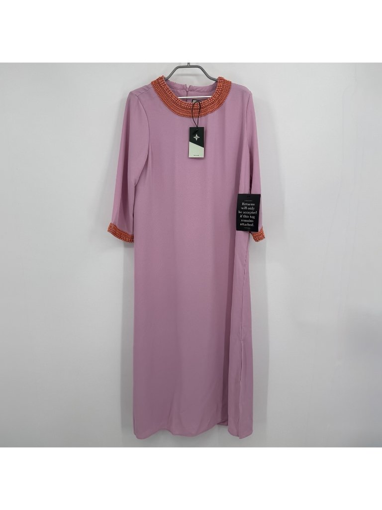 Tuckernuck Orchid Haze Beaded Jamie Midi Dress Size M Medium Women's Nwt $328 *